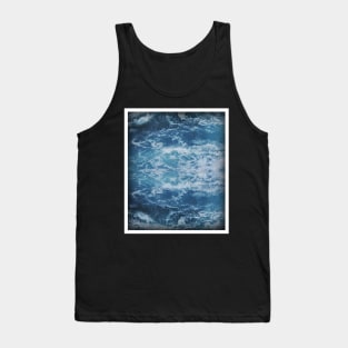 Blue Ocean Waves Tank Top